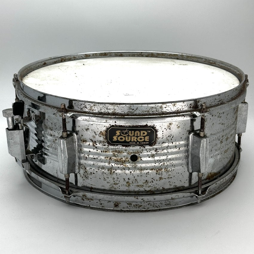 Used Sound Source Beaded Steel Snare Drum 14x5.5 - Poor - Drum Center Of Portsmouth