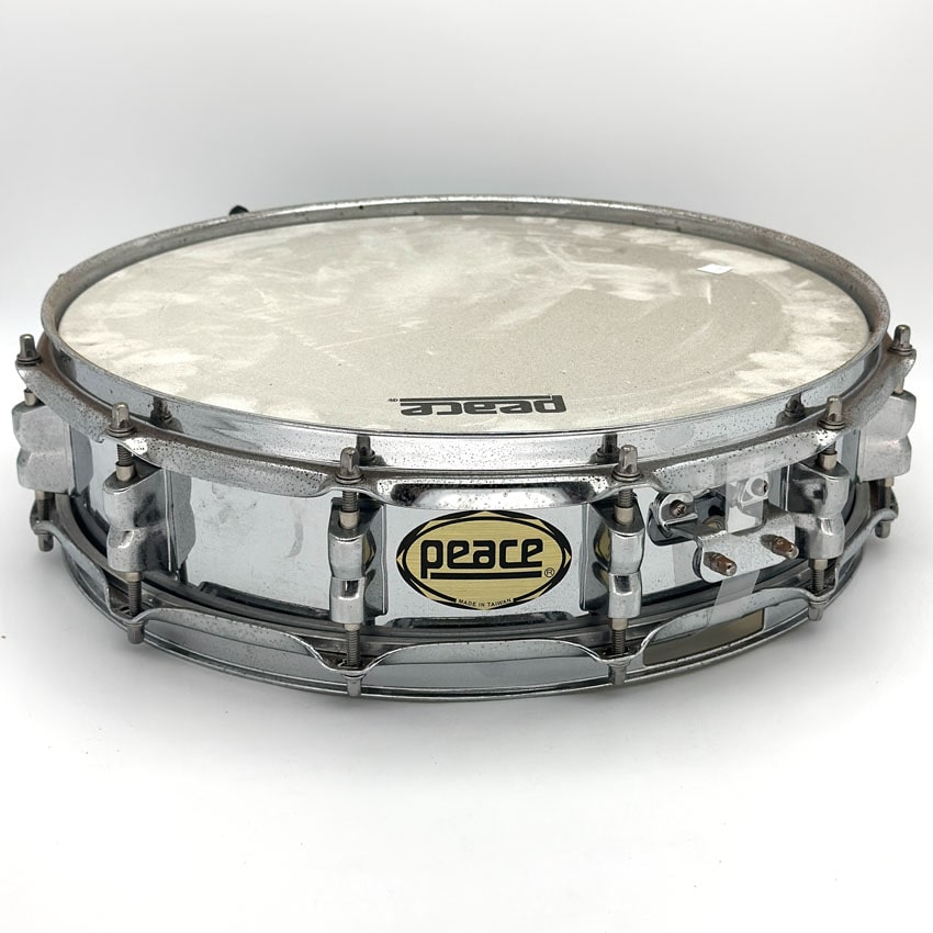 Used Peace Steel Snare Drum 14x3.5 - Fair - Drum Center Of Portsmouth