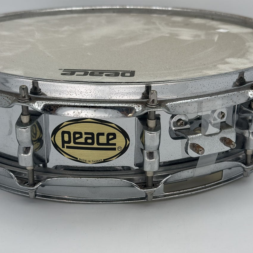 Used Peace Steel Snare Drum 14x3.5 - Fair - Drum Center Of Portsmouth
