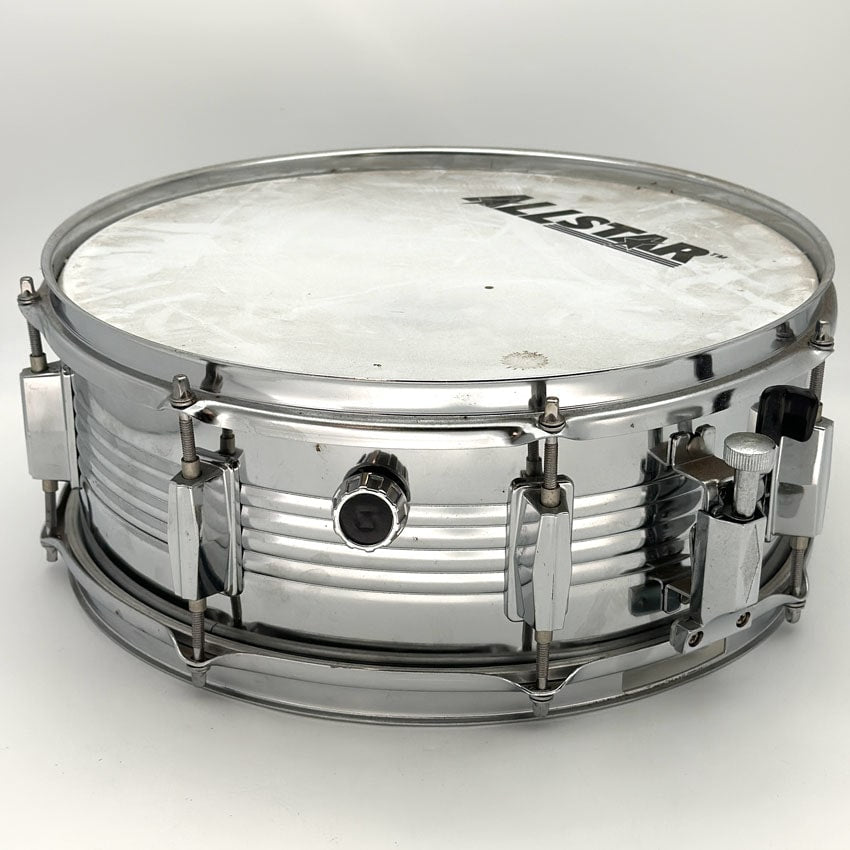 Used Allstar Generic Beaded Steel Snare Drum 14x5.5 - Good - Drum Center Of Portsmouth