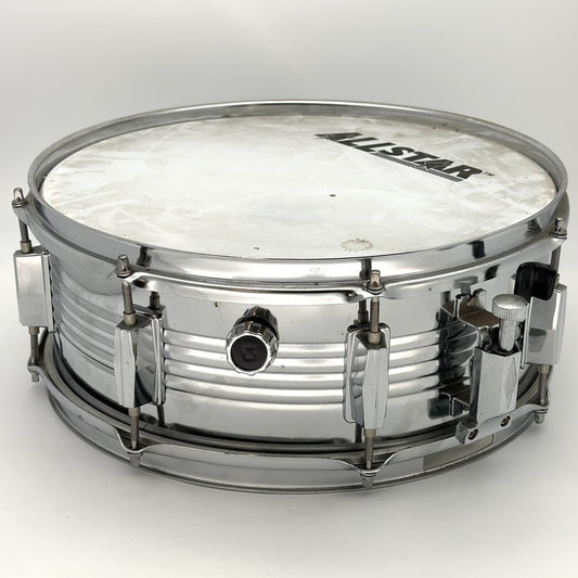 Used Allstar Generic Beaded Steel Snare Drum 14x5.5 - Good - Drum Center Of Portsmouth