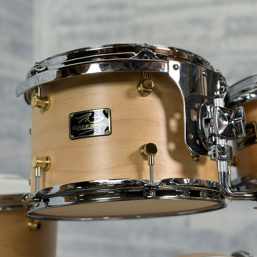 Used Canopus RFM 4pc Drum Set Natural Oil - Very Good - Drum Center Of Portsmouth