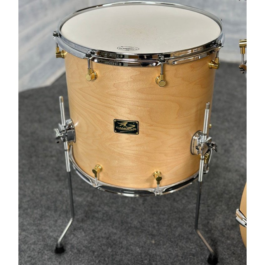 Used Canopus RFM 4pc Drum Set Natural Oil - Very Good - Drum Center Of Portsmouth