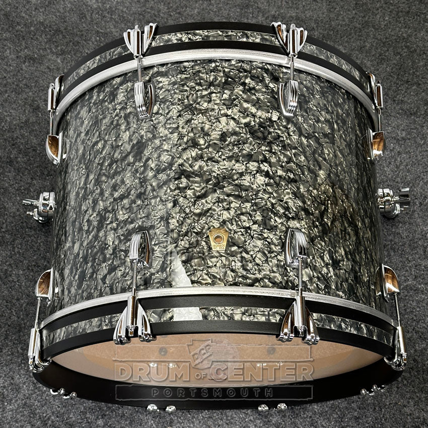 Ludwig Classic Maple 3pc Downbeat Drum Set Limited Edition Black Pearl - Drum Center Of Portsmouth