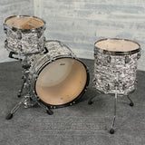 Ludwig Classic Maple 3pc Downbeat Drum Set White Abalone - Drum Center Of Portsmouth