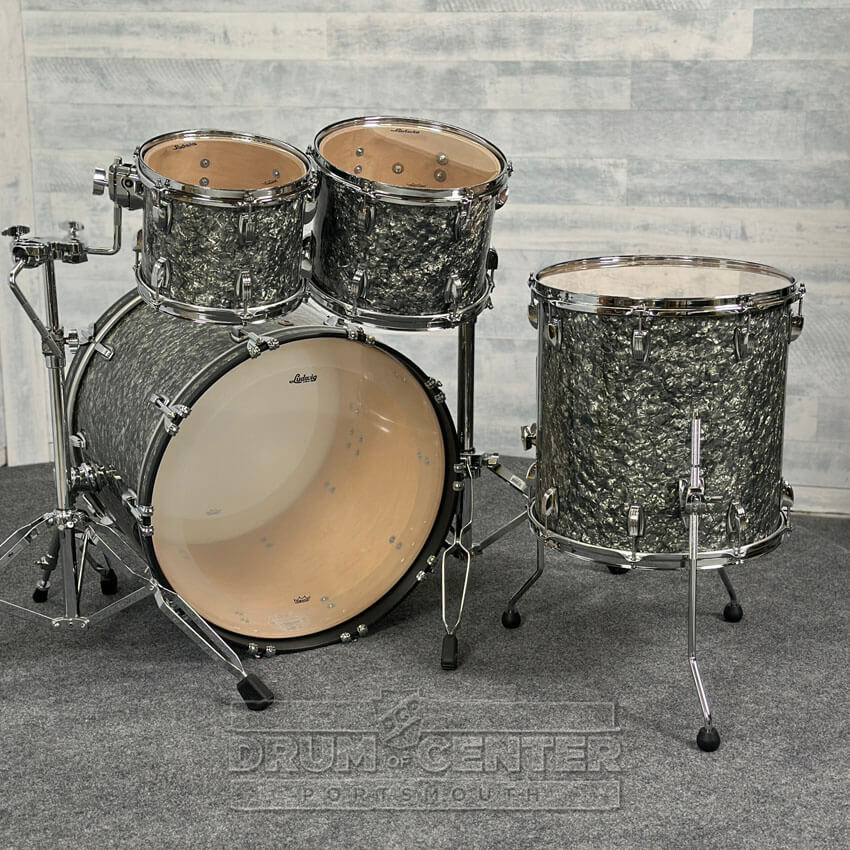 Ludwig Classic Maple 4pc Mod Drum Set Limited Edition Black Pearl - Drum Center Of Portsmouth