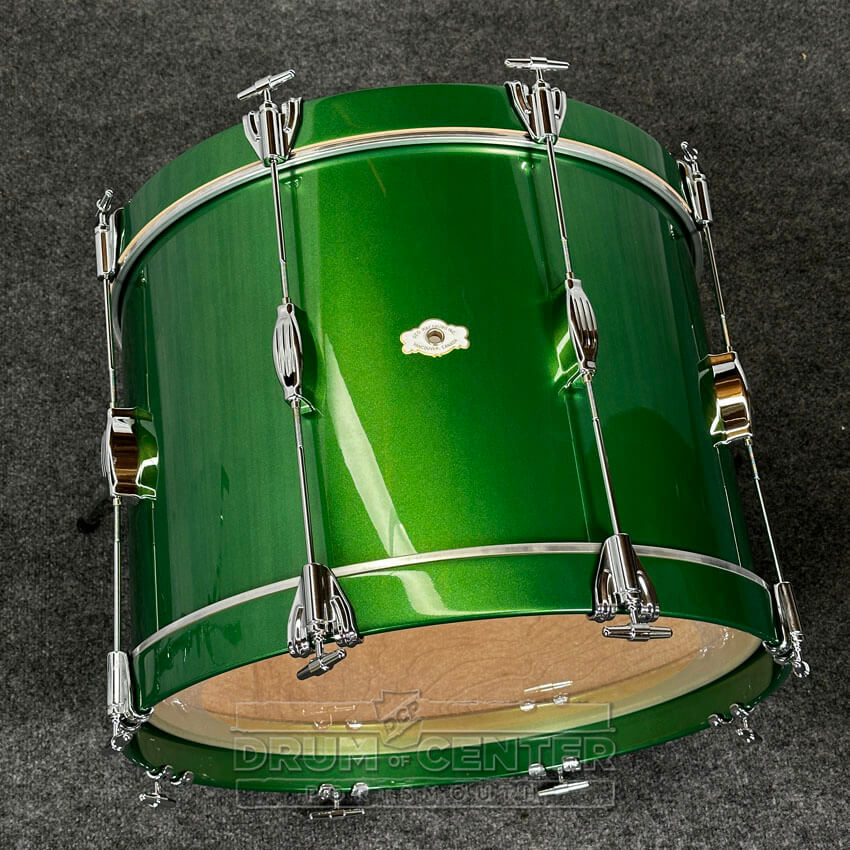 George Way Tuxedo Studio 3pc Drum Set 20/12/14 Elbaite Metallic Green - Drum Center Of Portsmouth