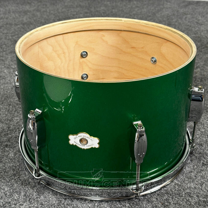 George Way Tuxedo Studio 3pc Drum Set 20/12/14 Elbaite Metallic Green - Drum Center Of Portsmouth