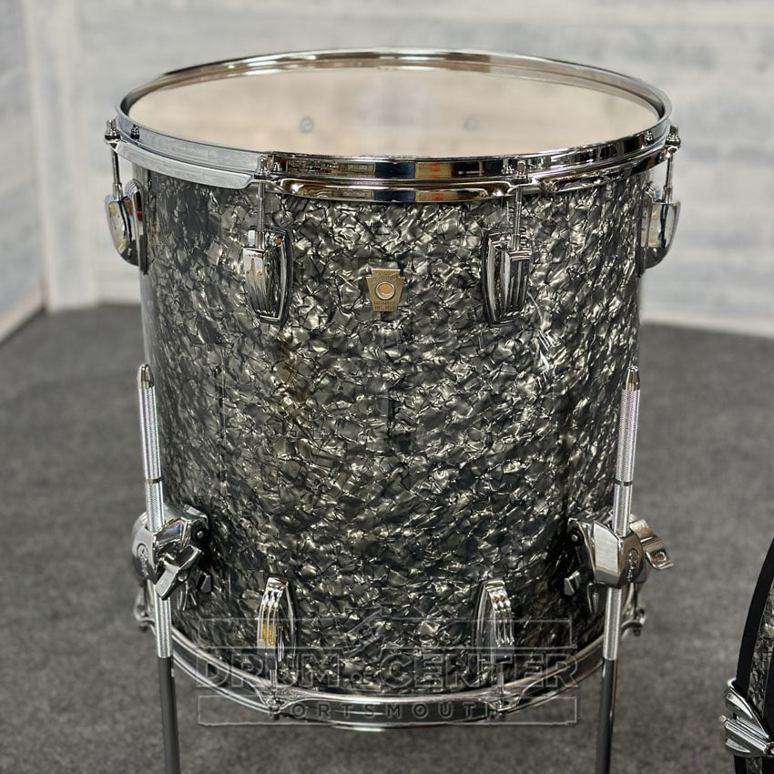 Ludwig Classic Maple 3pc Fab Drum Set Limited Edition Black Pearl - Drum Center Of Portsmouth