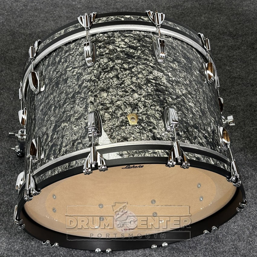 Ludwig Classic Maple 3pc Fab Drum Set Limited Edition Black Pearl - Drum Center Of Portsmouth