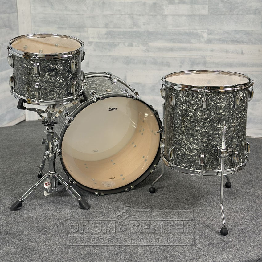 Ludwig Classic Maple 3pc Fab Drum Set Limited Edition Black Pearl - Drum Center Of Portsmouth