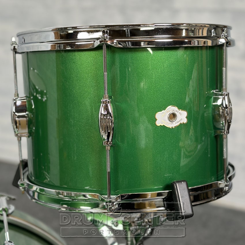 George Way Tuxedo Studio 3pc Drum Set 22/13/16 Elbaite Metallic Green - Drum Center Of Portsmouth