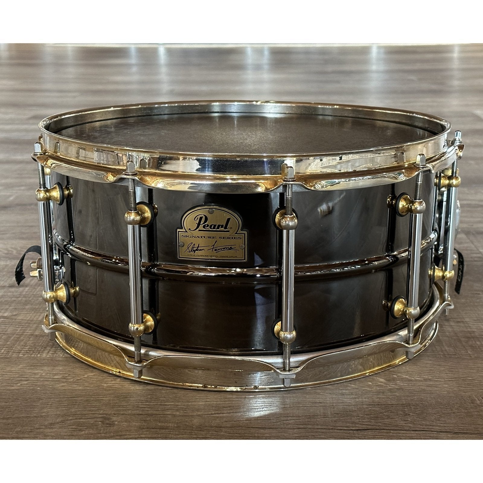 Used Pearl Signature Steve Ferrone Snare Drum 14x6.5