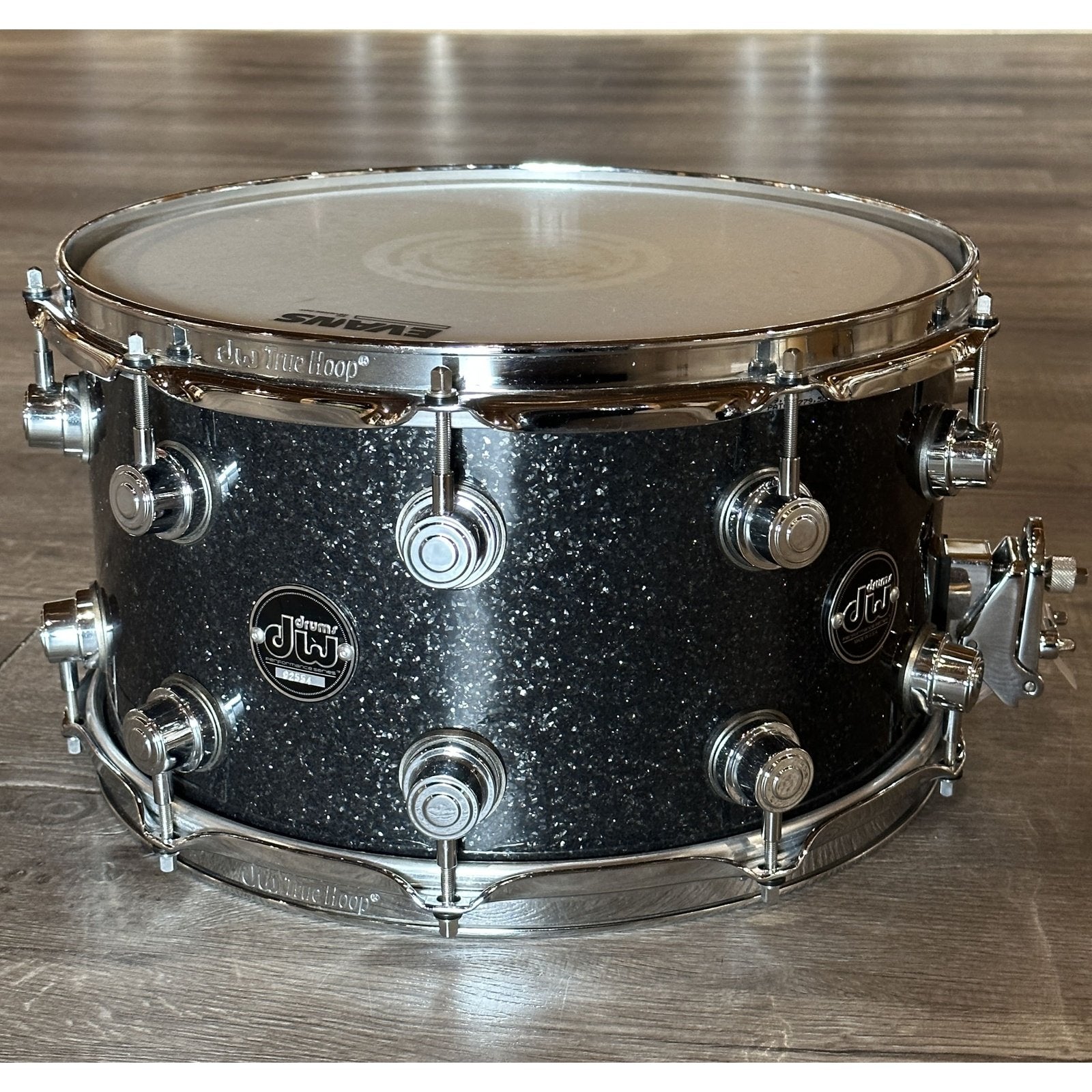 Used DW Performance Snare Drum 14x8 Pewter Sparkle