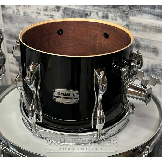 Yamaha Recording Custom 4pc Rock Drum Set Solid Black