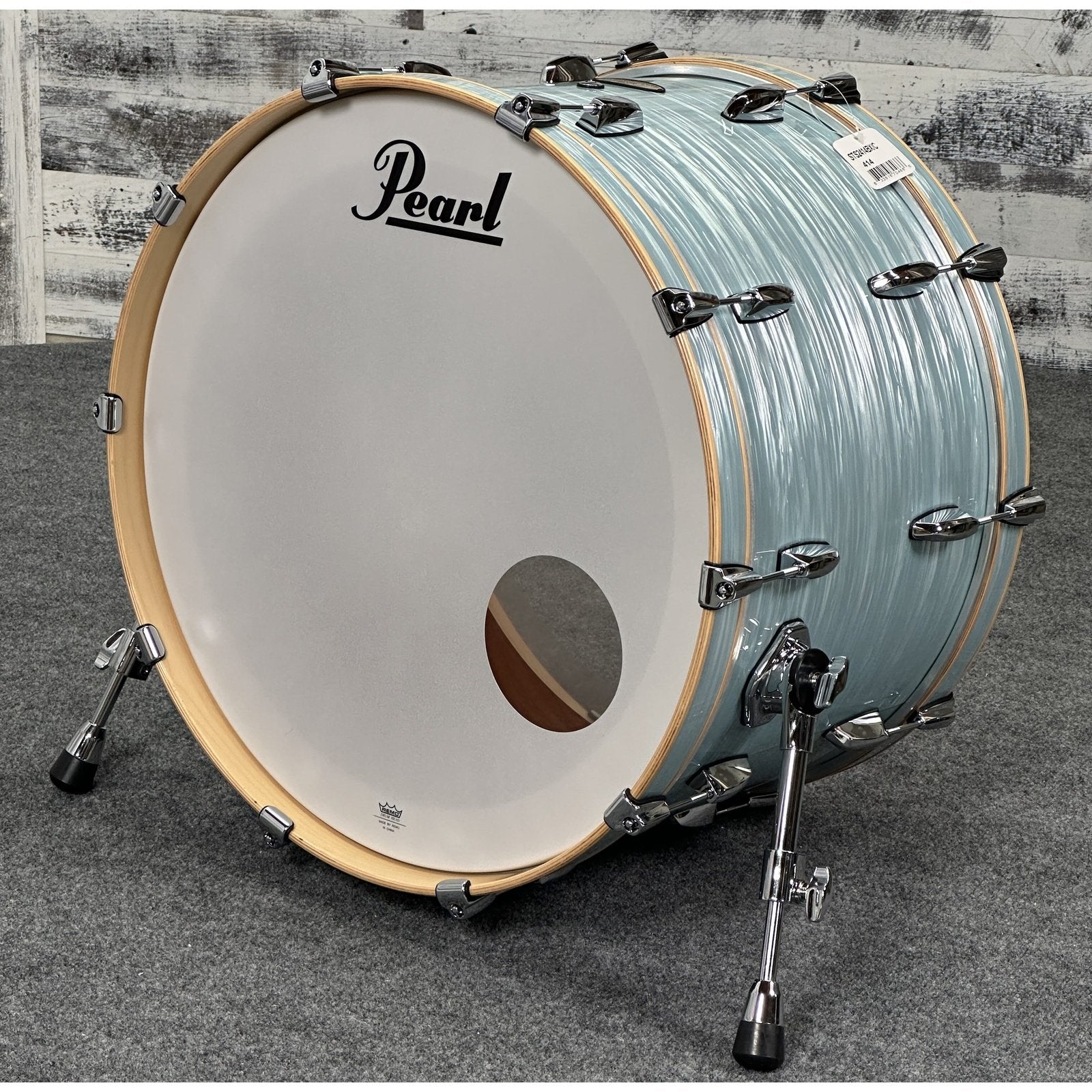 Used Pearl Session Studio Select Bass Drum 24x14 Ice Blue Oyster