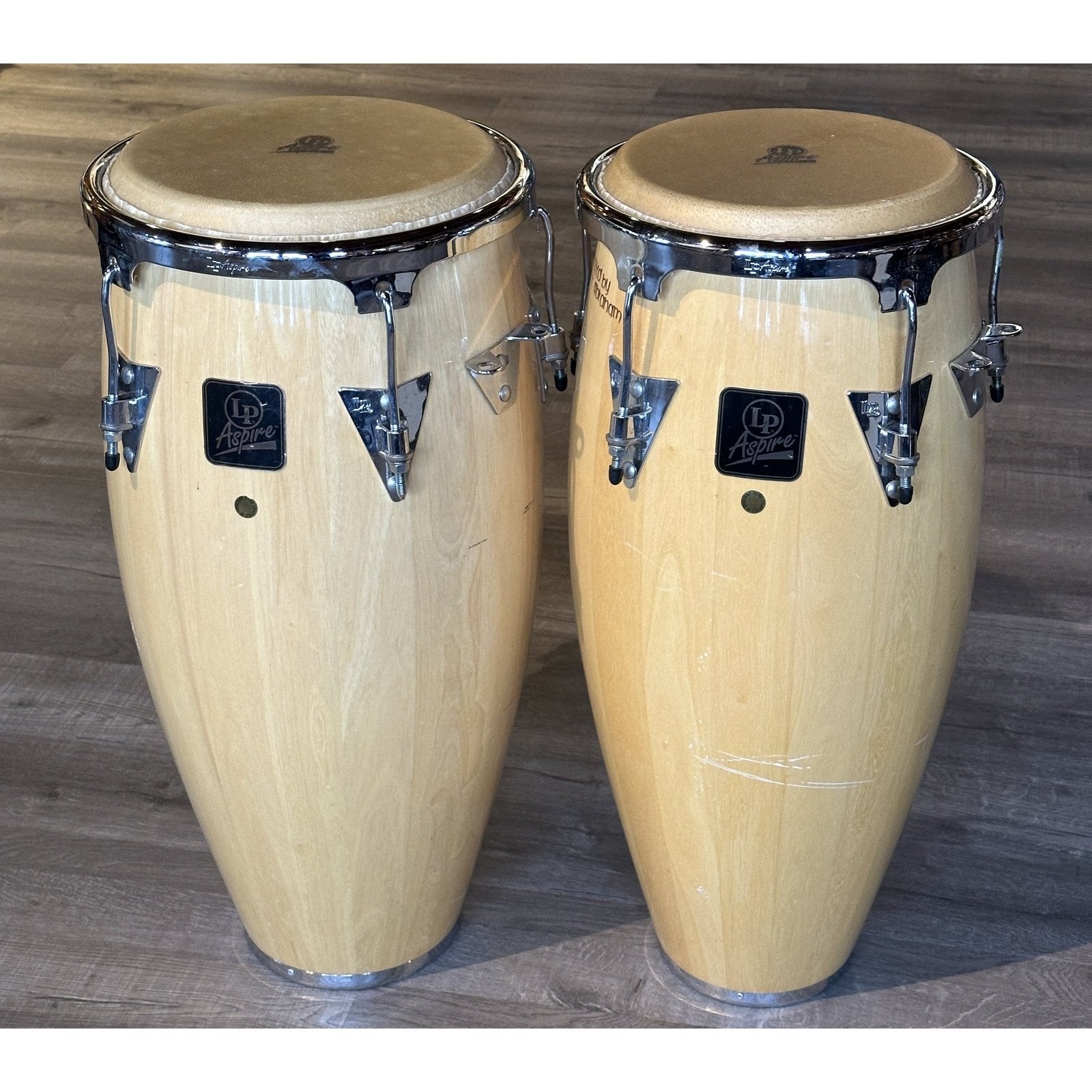 Used LP Aspire Conga Set Natural Wood