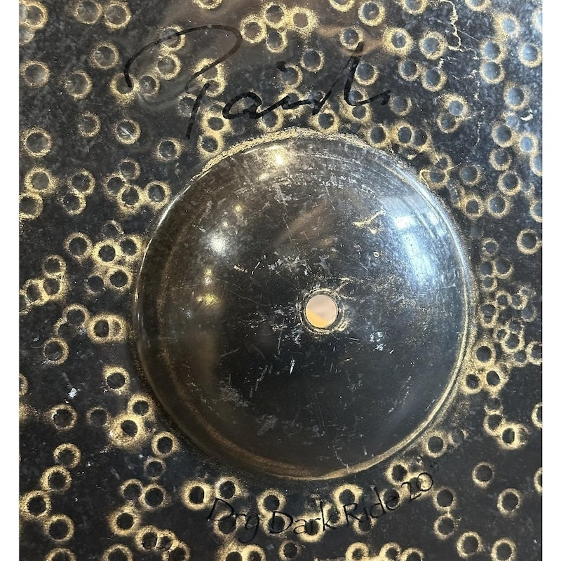 Used Paiste Signature Dry Dark Ride Cymbal 20" - Drum Center Of Portsmouth