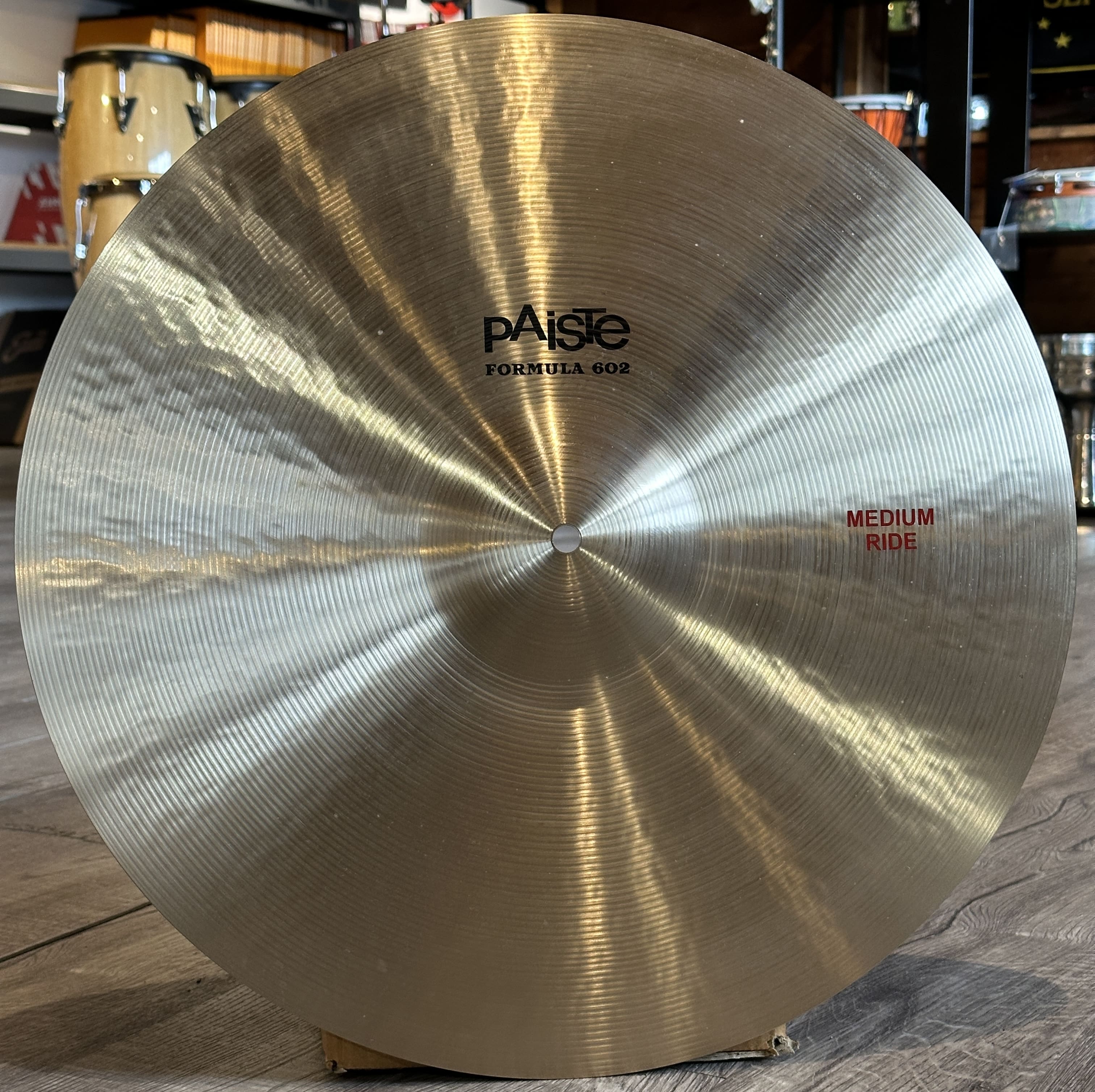 Used Paiste Formula 602 Medium Ride Cymbal 20"