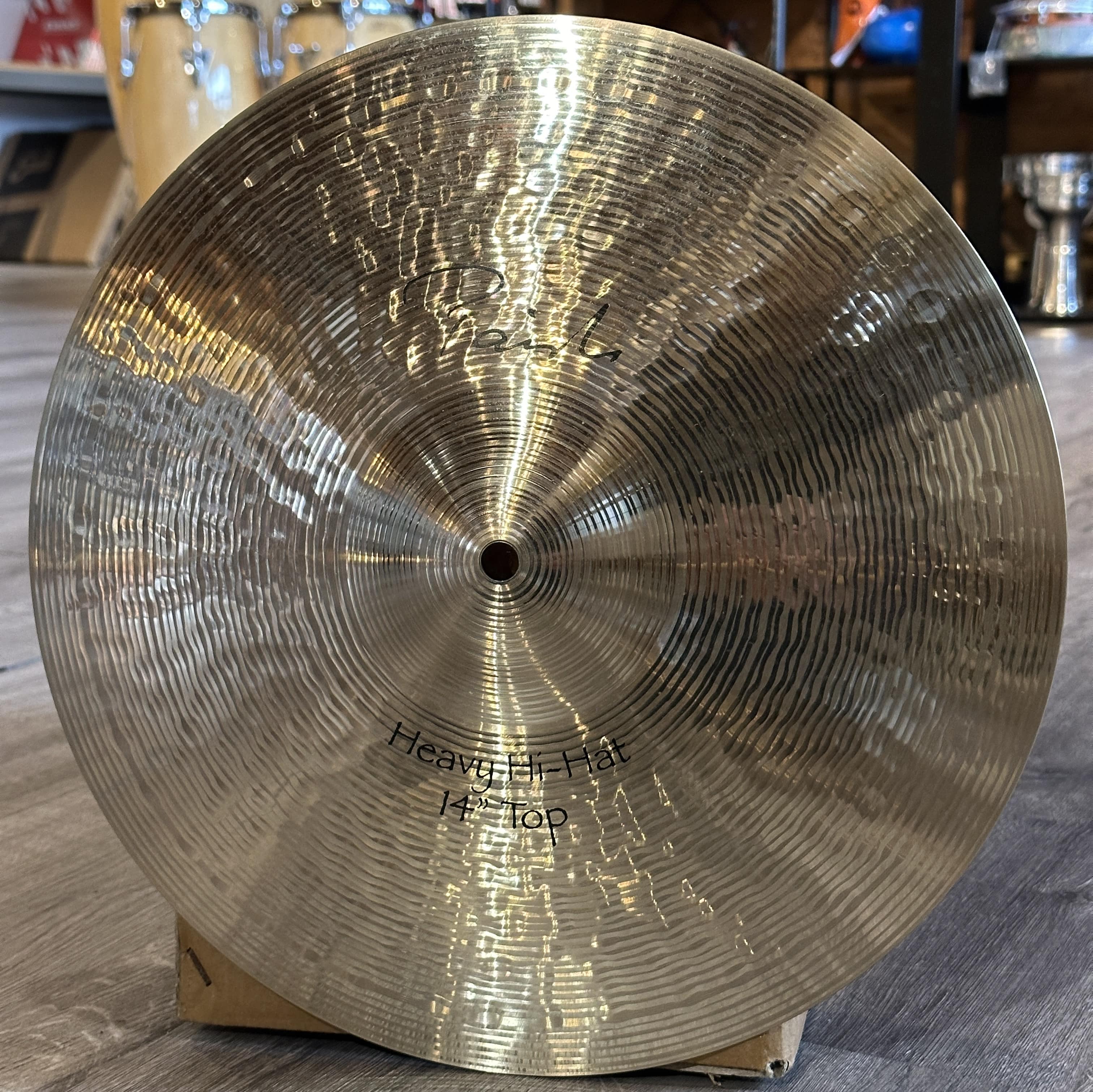 Used Paiste Signature Heavy Hi Hat Top Cymbal 14"