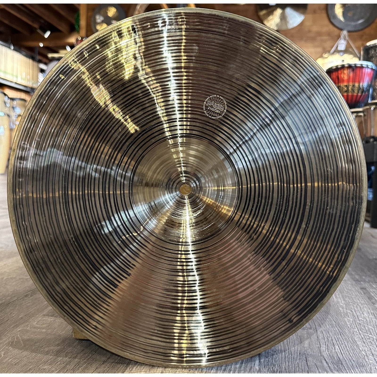 Used Paiste Signature Heavy Hi Hat Top Cymbal 14"