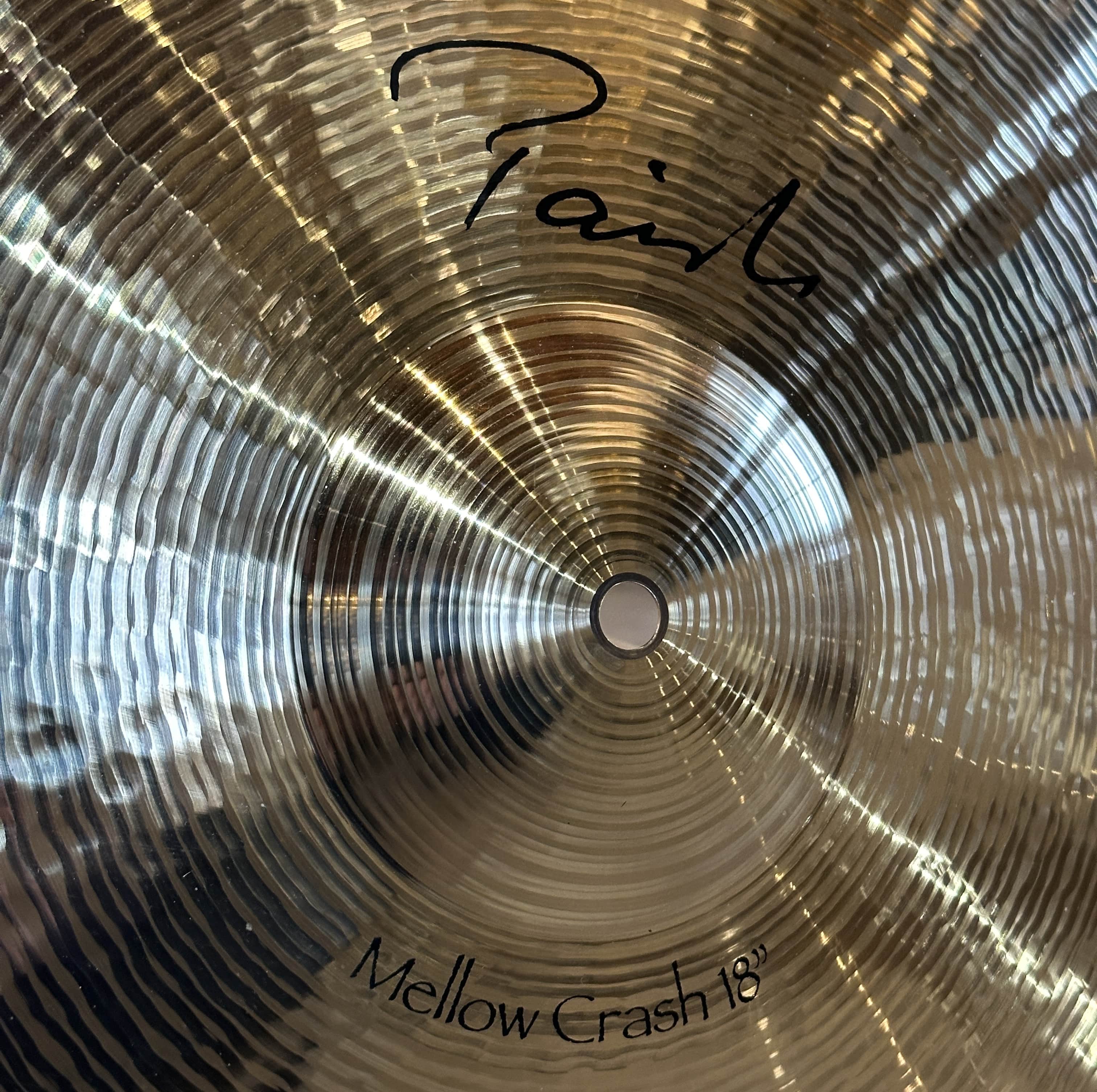Used Paiste Signature Mellow Crash Cymbal 18"