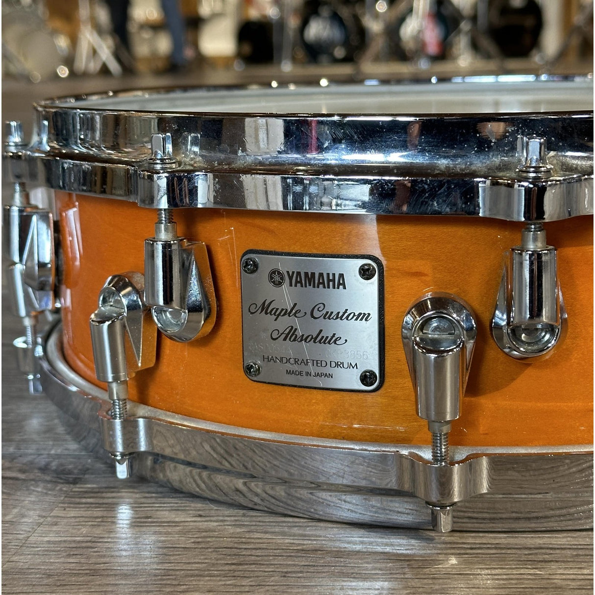 Used Yamaha Maple Custom Absolute Snare Drum 14x4