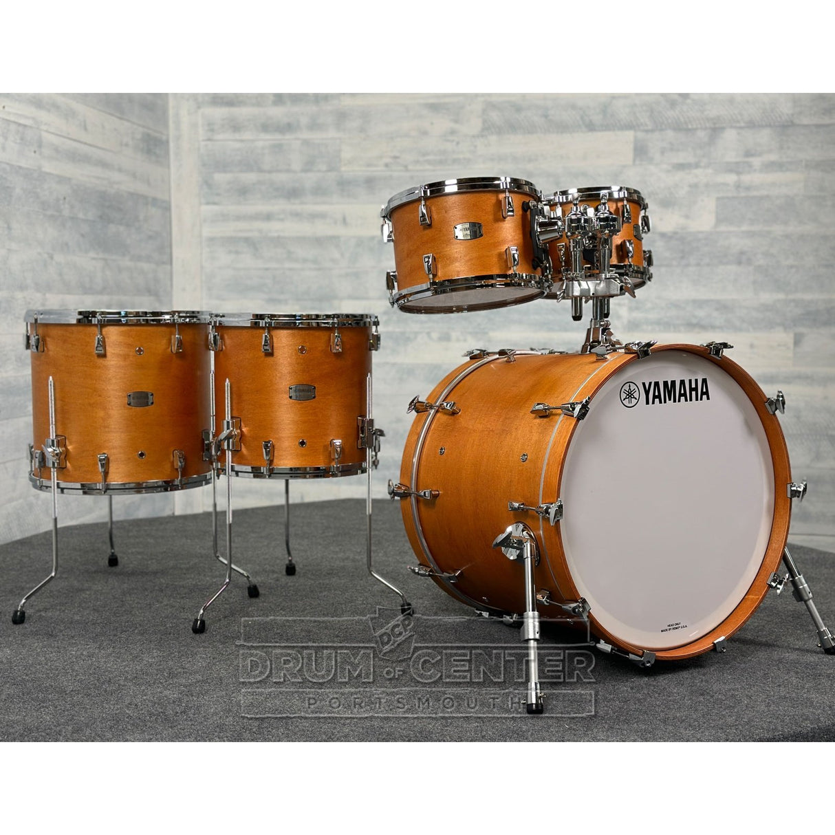 Yamaha Absolute Hybrid 5pc Drum Set Vintage Natural
