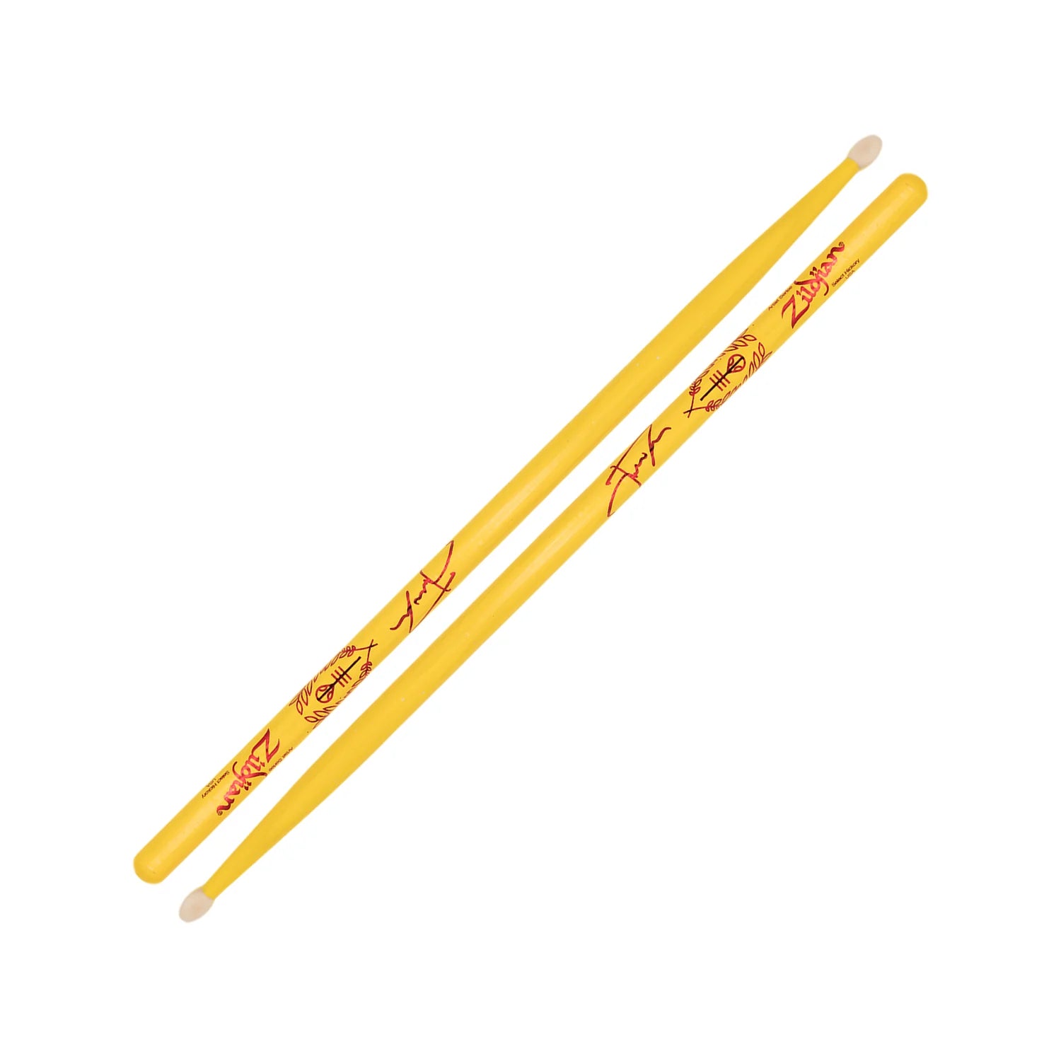 Zildjian Josh Dun Clancy Yellow Drum Sticks - Drum Center Of Portsmouth