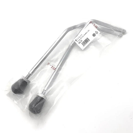 Sakae Bass Drum Spur Leg Set, Vintage-Style, Chrome - Drum Center Of Portsmouth