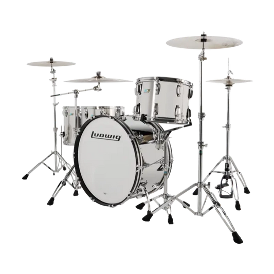 Ludwig Stainless Steel 4pc Zep Drum Set - Drum Center Of Portsmouth