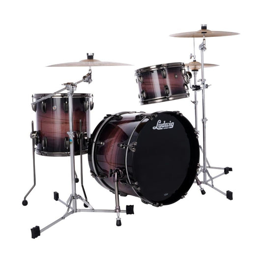 Ludwig Classic Maple Exotic Select 3pc Downbeat Drum Set Amethyst Burst - Drum Center Of Portsmouth
