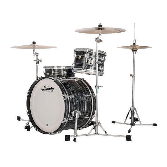 Ludwig Classic Maple Downbeat Drum Set Vintage Black Oyster - Drum Center Of Portsmouth