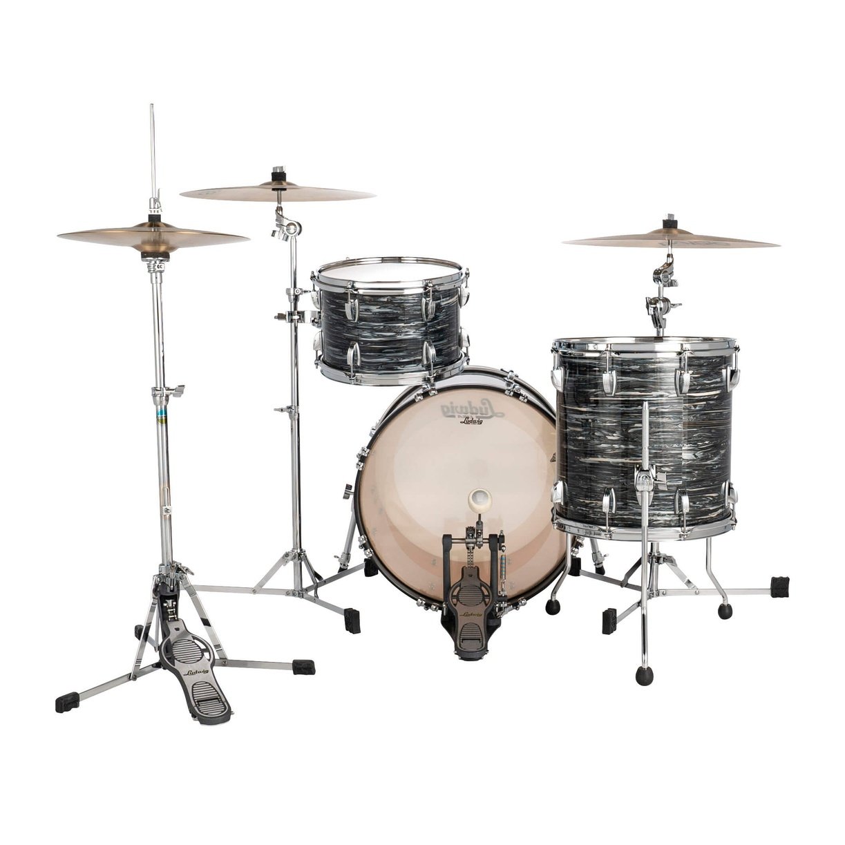 Ludwig Classic Maple Downbeat Drum Set Vintage Black Oyster - Drum Center Of Portsmouth