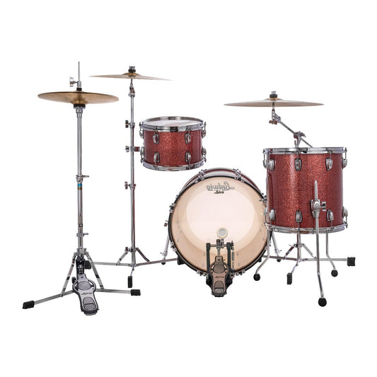 Ludwig Classic Maple 3pc Downbeat Drum Set Hybrid Copper Sparkle - Drum Center Of Portsmouth