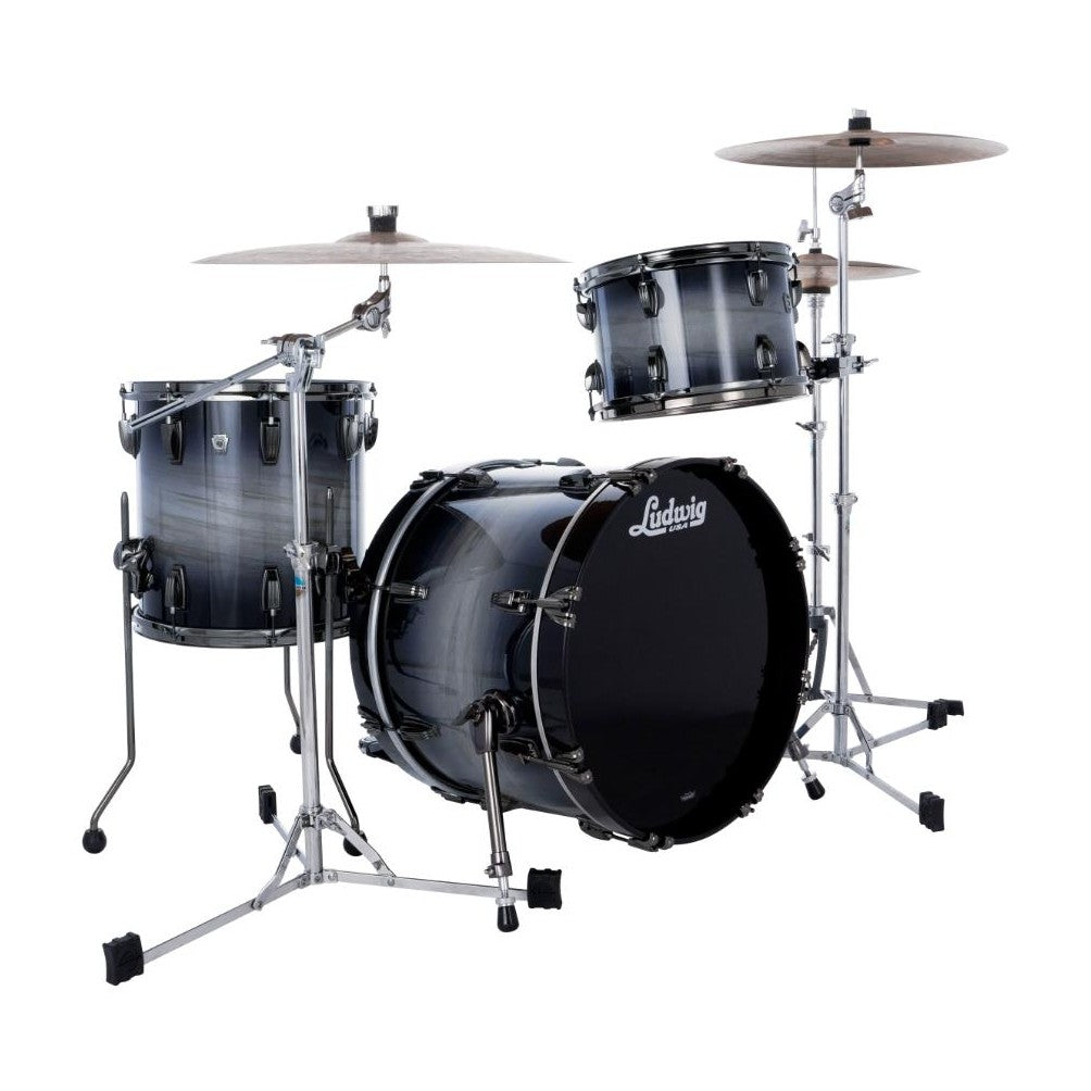 Ludwig Classic Maple Exotic Select 3pc Downbeat Drum Set Nocturne Burst - Drum Center Of Portsmouth