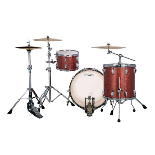 Ludwig Classic Maple 3pc Fab Drum Set Hybrid Copper Sparkle - Drum Center Of Portsmouth