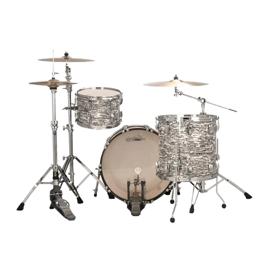 Ludwig Classic Maple 3pc Fab Drum Set White Abalone - Drum Center Of Portsmouth