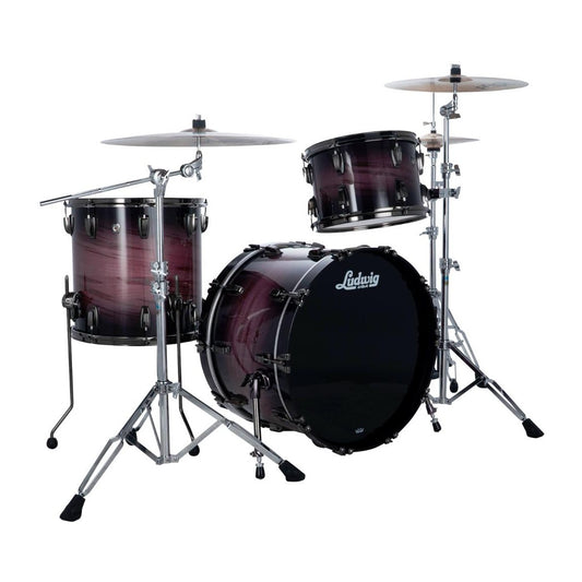 Ludwig Classic Maple Exotic Select 3pc Fab Drum Set Amethyst Burst - Drum Center Of Portsmouth