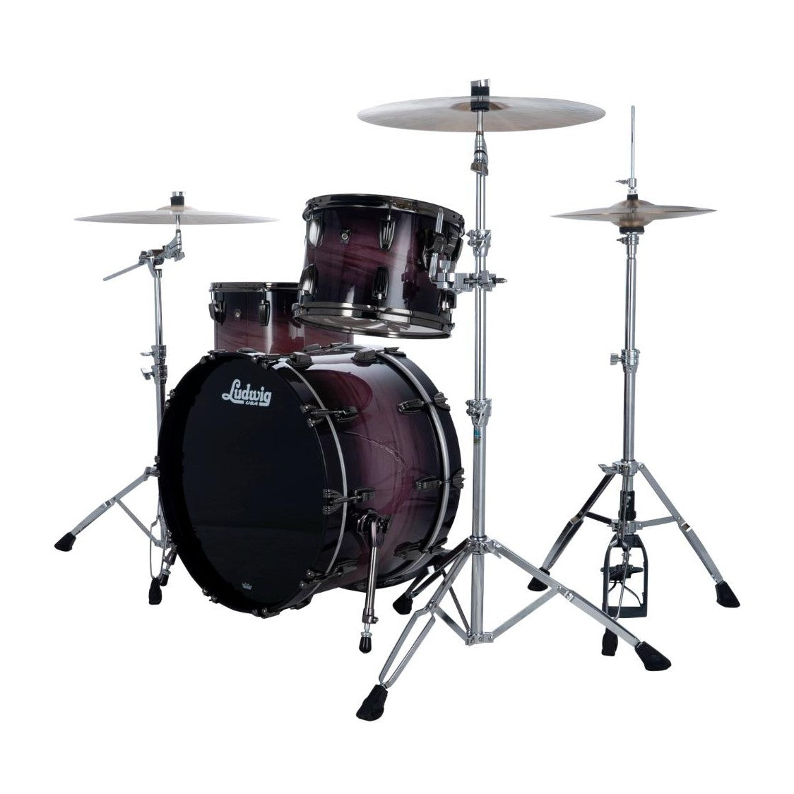 Ludwig Classic Maple Exotic Select 3pc Fab Drum Set Amethyst Burst - Drum Center Of Portsmouth