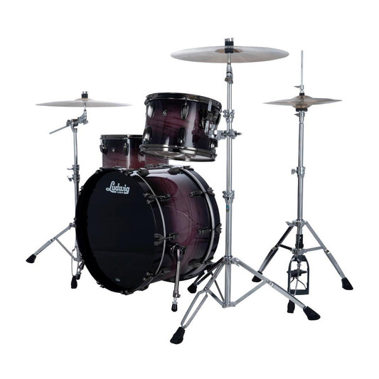 Ludwig Classic Maple Exotic Select 3pc Fab Drum Set Amethyst Burst - Drum Center Of Portsmouth