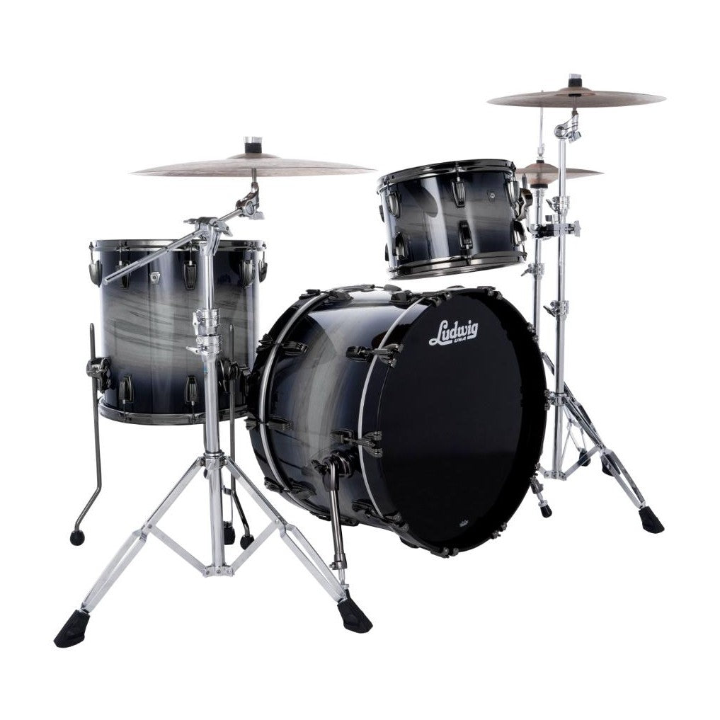 Ludwig Classic Maple Exotic Select 3pc Fab Drum Set Nocturne Burst - Drum Center Of Portsmouth