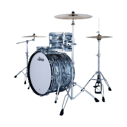Ludwig Classic Maple 3pc Pro Beat Drum Set '70s Black Oyster - Drum Center Of Portsmouth