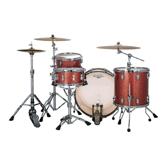 Ludwig Classic Maple 3pc Pro Beat Drum Set Hybrid Copper Sparkle - Drum Center Of Portsmouth
