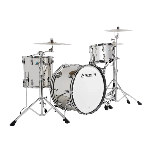 Ludwig Stainless Steel 3pc Pro Beat Drum Set - Drum Center Of Portsmouth