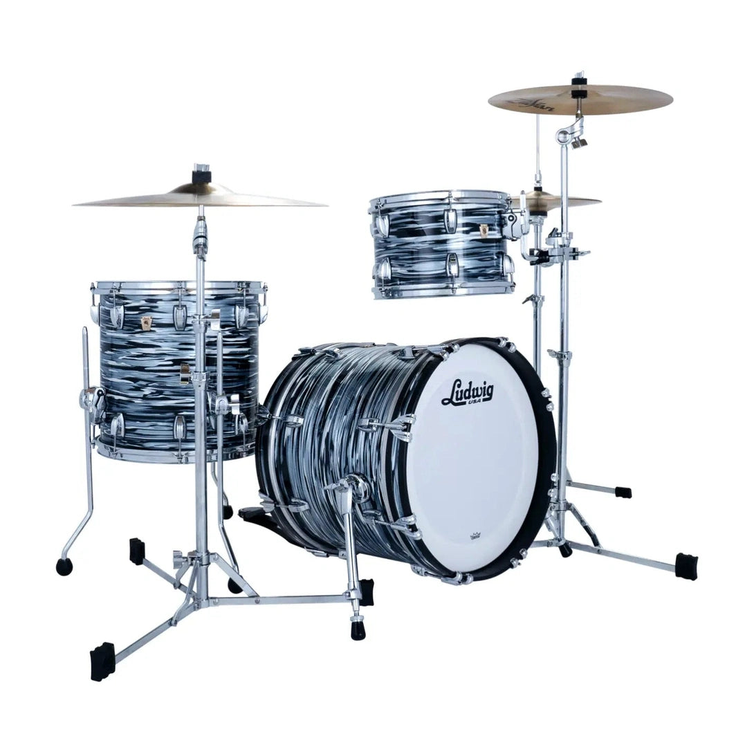 Ludwig Classic Maple 3pc Jazzette Drum Set '70s Black Oyster - Drum Center Of Portsmouth