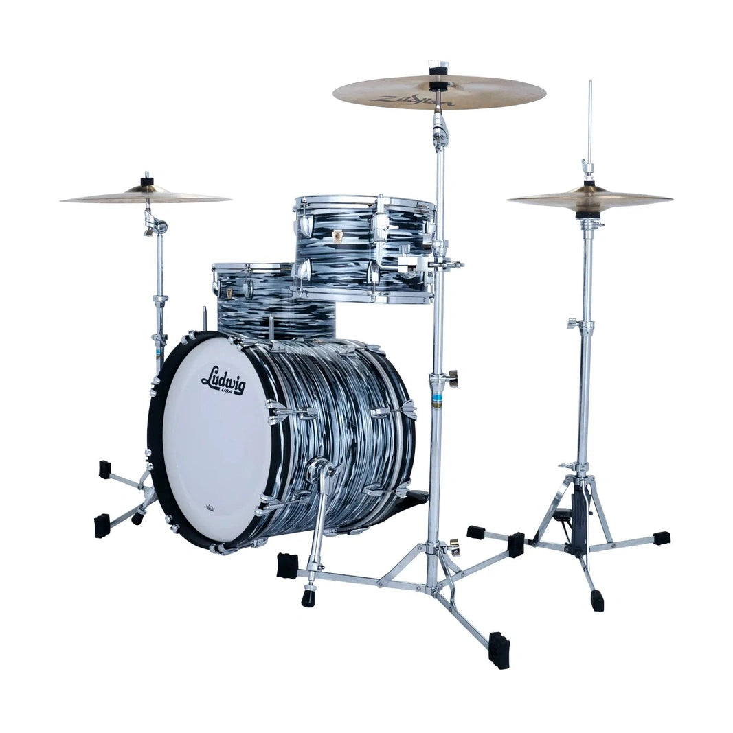 Ludwig Classic Maple 3pc Jazzette Drum Set '70s Black Oyster - Drum Center Of Portsmouth