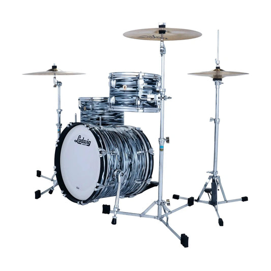 Ludwig Classic Maple 3pc Jazzette Drum Set '70s Black Oyster - Drum Center Of Portsmouth