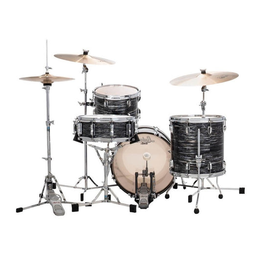 Ludwig Classic Maple 3pc Jazz Drum Set Vintage Black Oyster