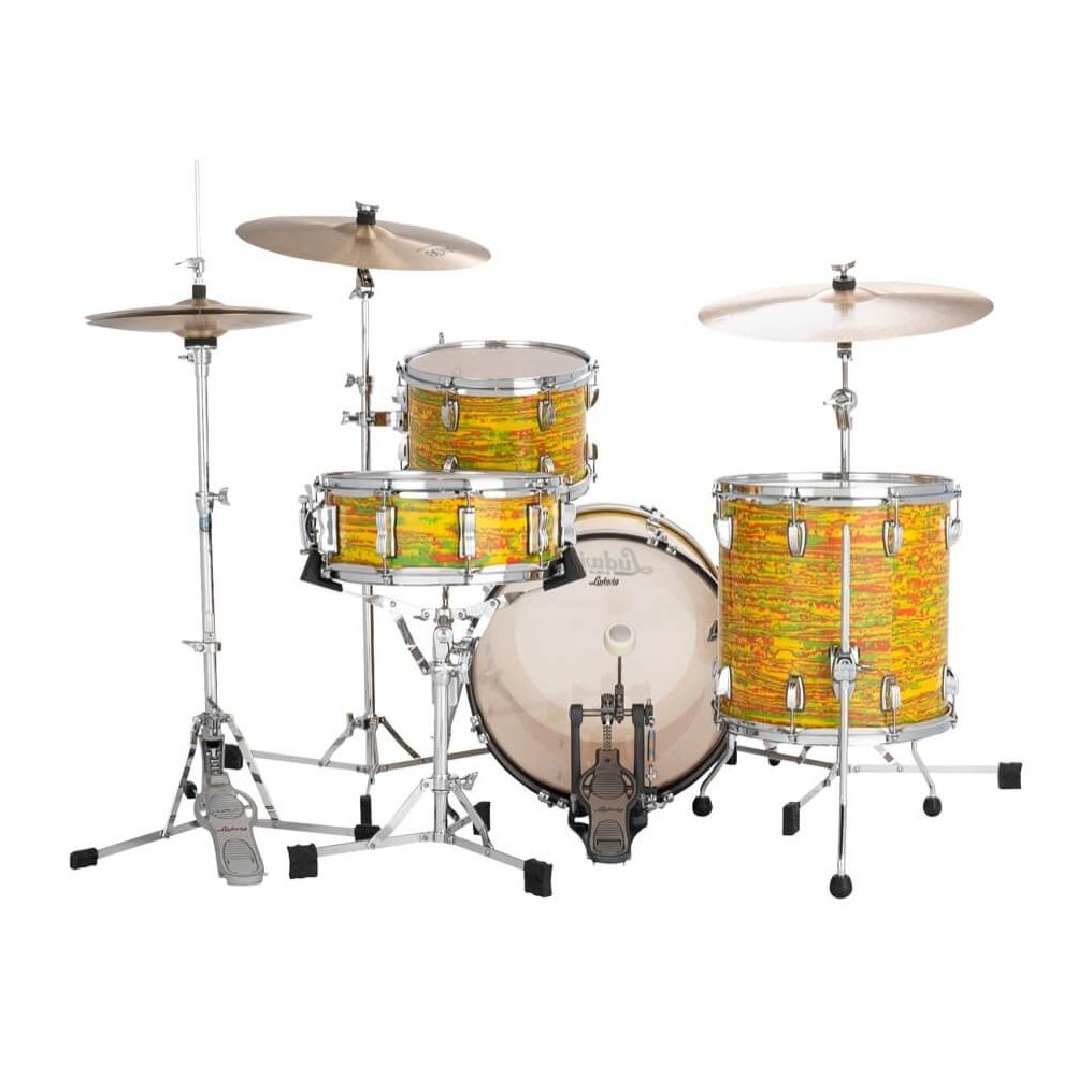 Ludwig Classic Maple 3pc Jazz Drum Set Citrus Mod